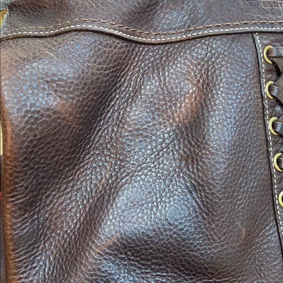 Vintage brown leather shoulder Coach Bag - Picture 8 of 16
